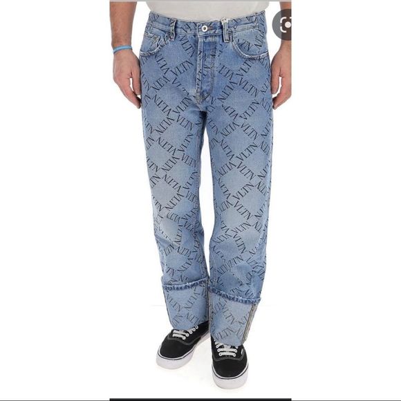 Valentino Other - NOT FOR SALE Valentino mens print jeans size 32